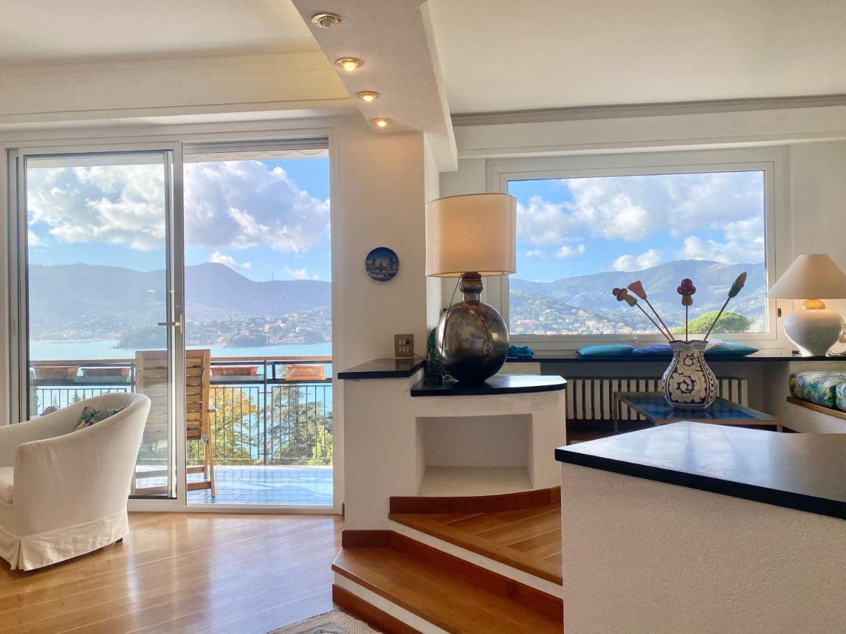 Welcome Riviera - Paradiso 12-Ultimo Restauro Nel 2025-Vista Mare Stupenda-Balcone Con Vista Meravigliosa Piu' Terrazza Solarium Sovrastante Di 70 Mq Esterna 라팔로 외부 사진