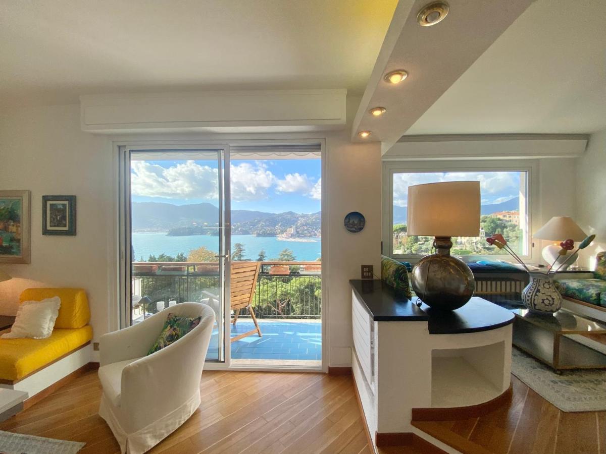 Welcome Riviera - Paradiso 12-Ultimo Restauro Nel 2025-Vista Mare Stupenda-Balcone Con Vista Meravigliosa Piu' Terrazza Solarium Sovrastante Di 70 Mq Esterna 라팔로 외부 사진