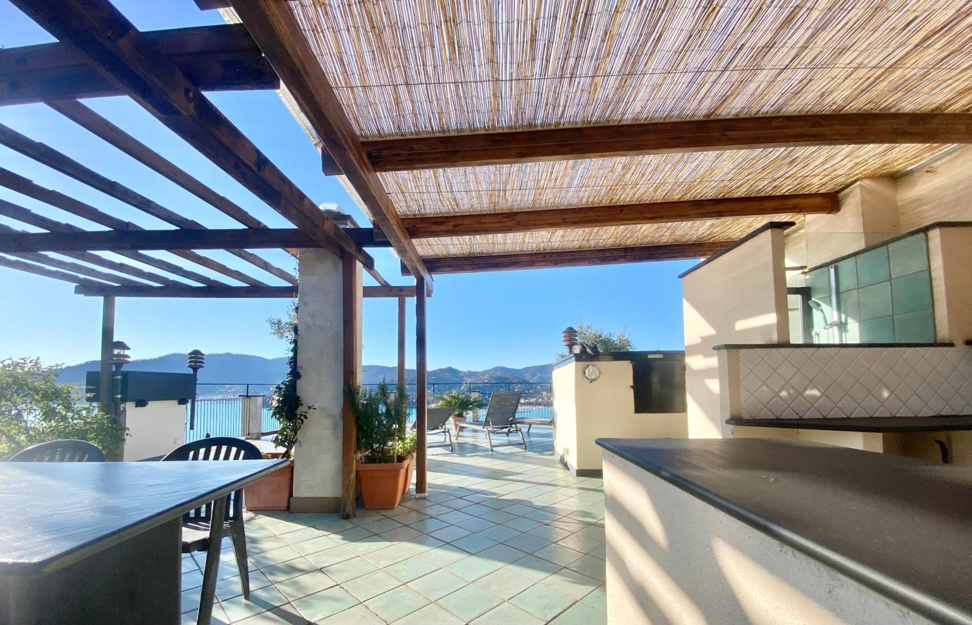 Welcome Riviera - Paradiso 12-Ultimo Restauro Nel 2025-Vista Mare Stupenda-Balcone Con Vista Meravigliosa Piu' Terrazza Solarium Sovrastante Di 70 Mq Esterna 라팔로 외부 사진
