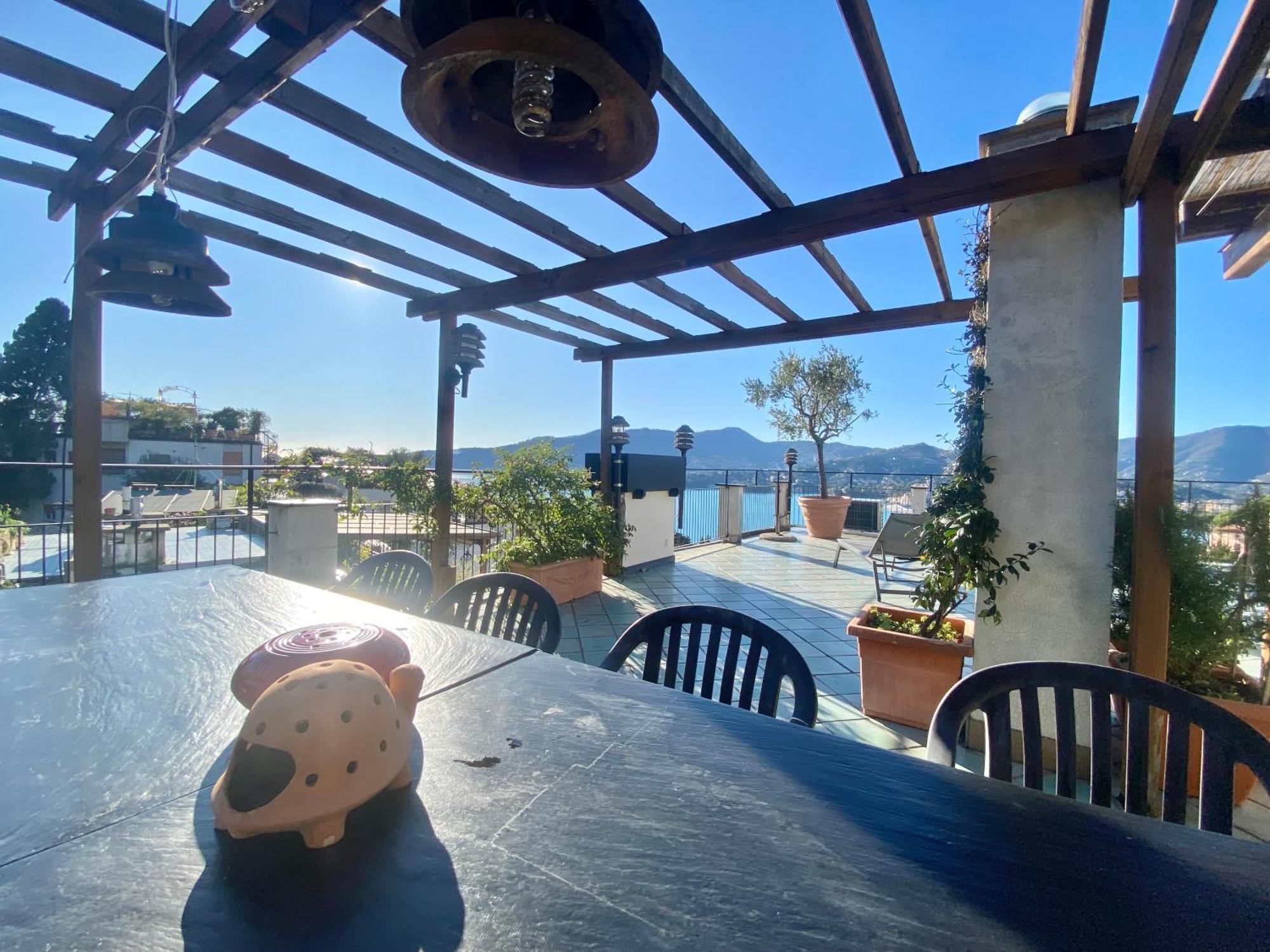 Welcome Riviera - Paradiso 12-Ultimo Restauro Nel 2025-Vista Mare Stupenda-Balcone Con Vista Meravigliosa Piu' Terrazza Solarium Sovrastante Di 70 Mq Esterna 라팔로 외부 사진