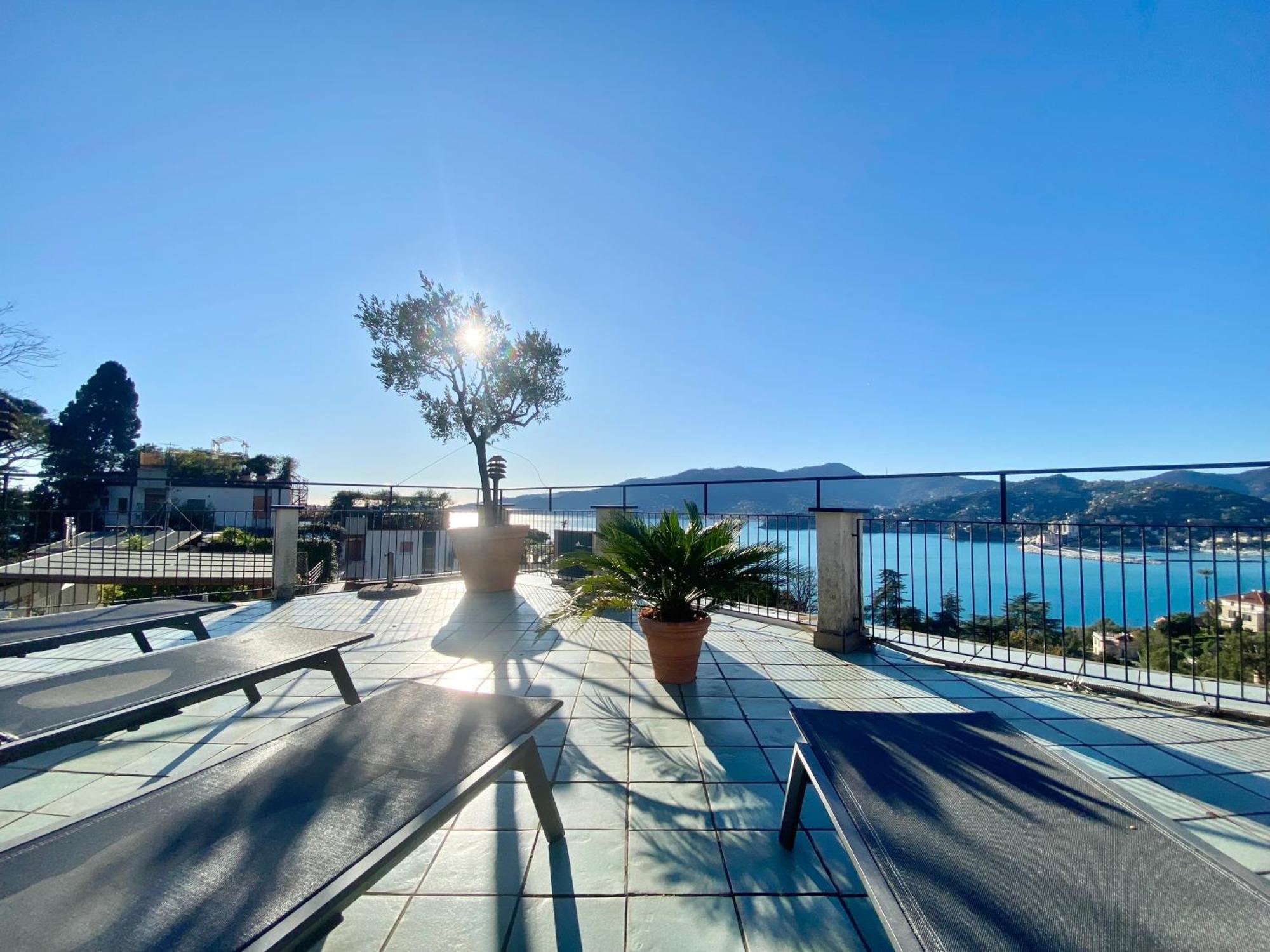 Welcome Riviera - Paradiso 12-Ultimo Restauro Nel 2025-Vista Mare Stupenda-Balcone Con Vista Meravigliosa Piu' Terrazza Solarium Sovrastante Di 70 Mq Esterna 라팔로 외부 사진